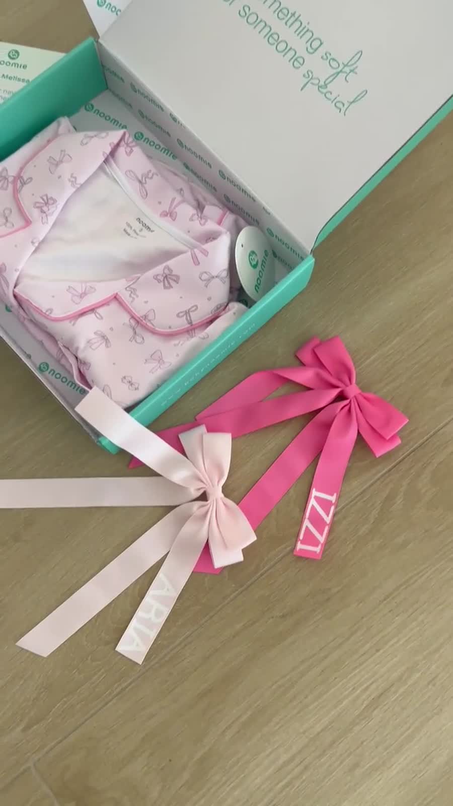 Noomie pajama packaging