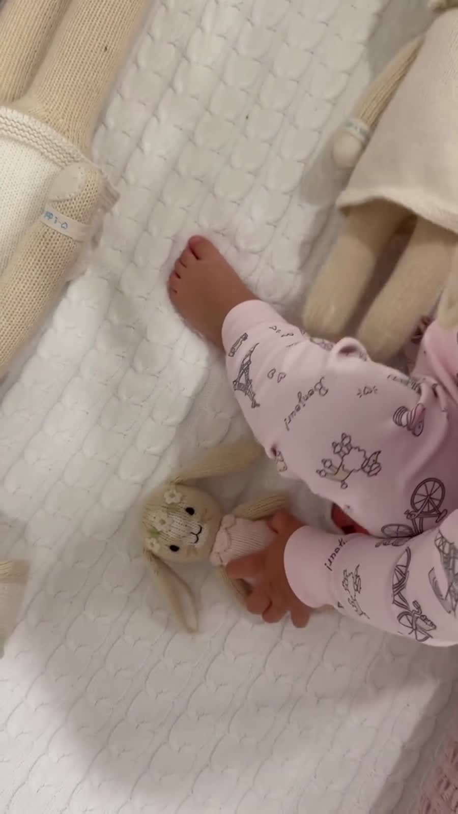Baby wearing Noomie pajamas