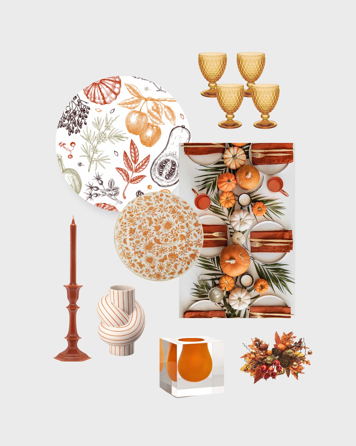 Autumn Table creative direction mood board