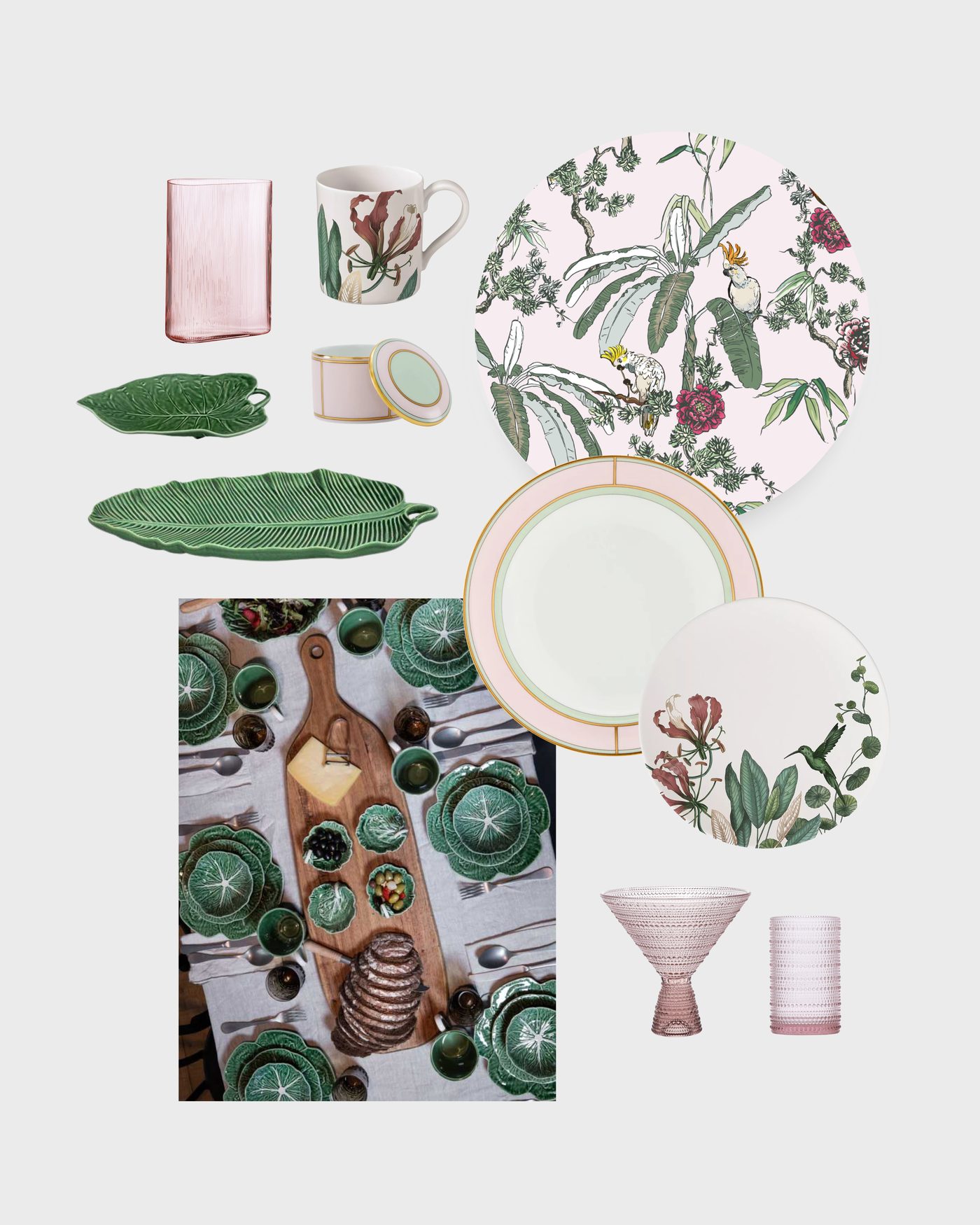 Garden Table creative direction mood board
