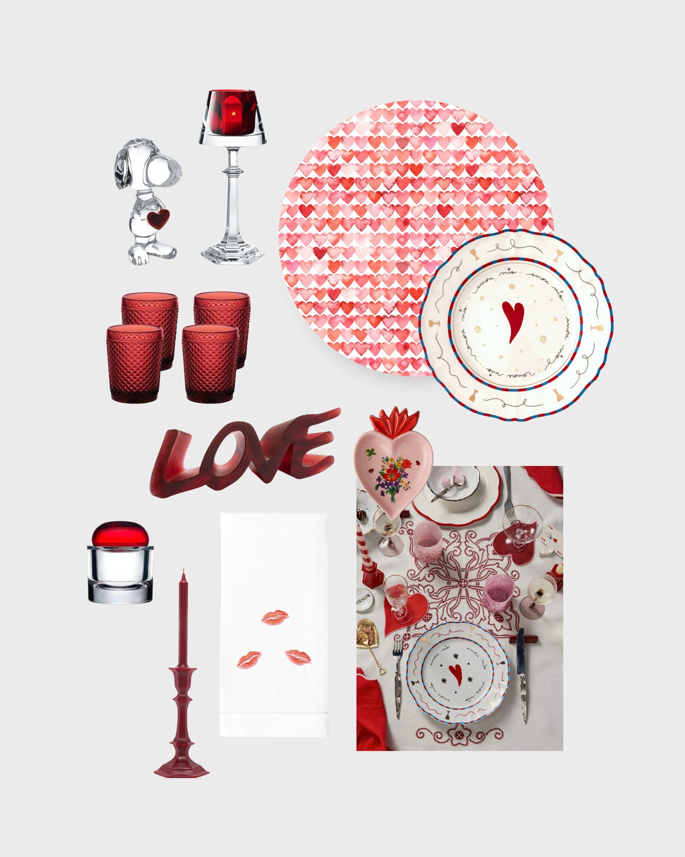 Love Notes creative direction mood board