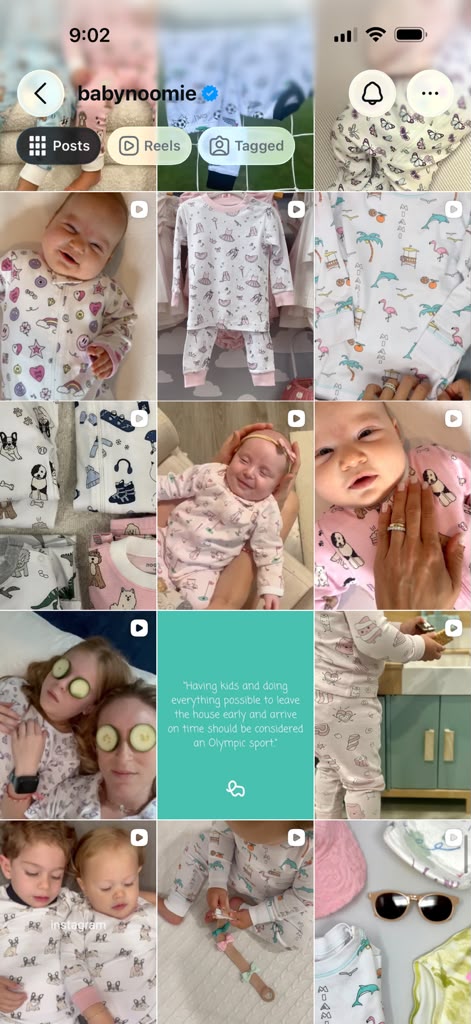 Baby Noomie lifestyle content
