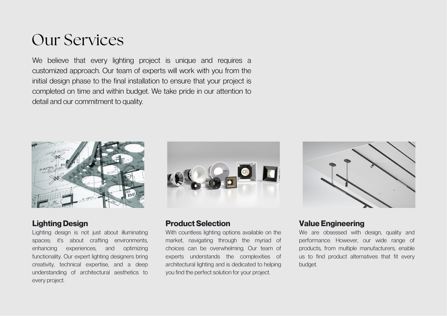 Uplight Group Architectural brochure page 3
