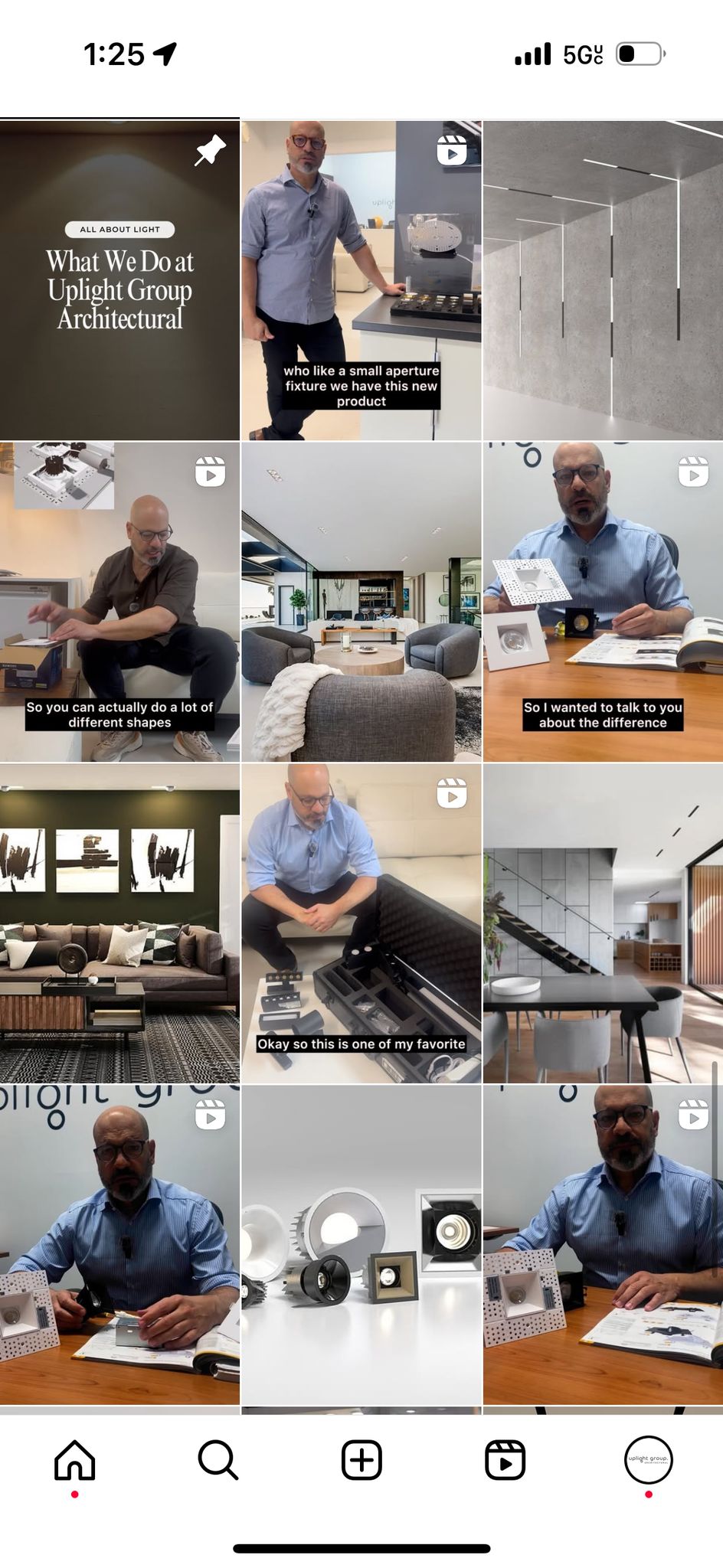 Uplight Group Architectural Instagram feed